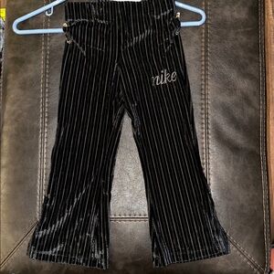 Nike Kids Black Ribbed Pants